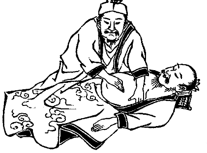 Illustration Massage du Ventre