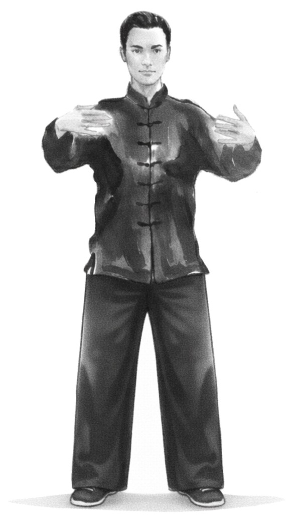 Illustration posture Qi Gong